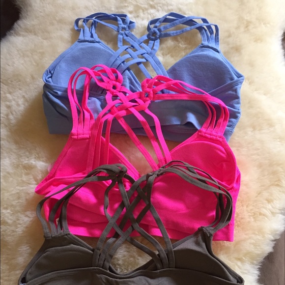 Racer Back Strap Bralette - Picture 2 of 3