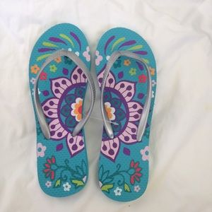 Summer time flip flops