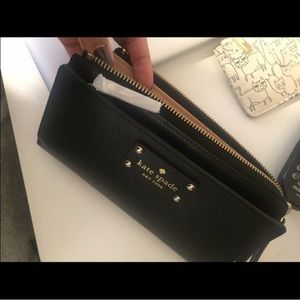 NEW KATE SPADE WRISTLET WALLET(: