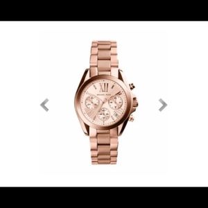 Michael Kors Bradshaw Rose Gold Tone Watch