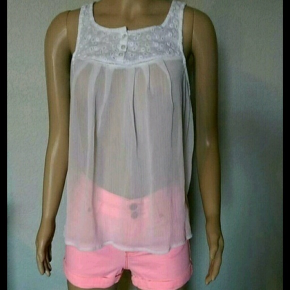 Sheer baby doll top
