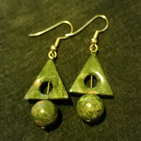 Genuine  Gemstone Earrings - Picture 1 of 1