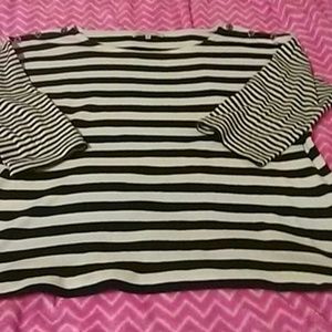 Jones new York stripy, boat neck, 3/4 length sleev