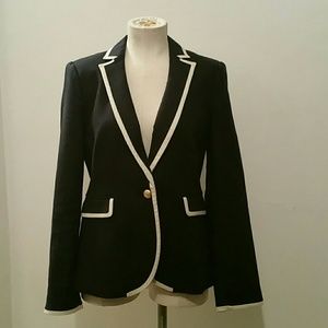 Banana   Republic Navy Blue Blazer