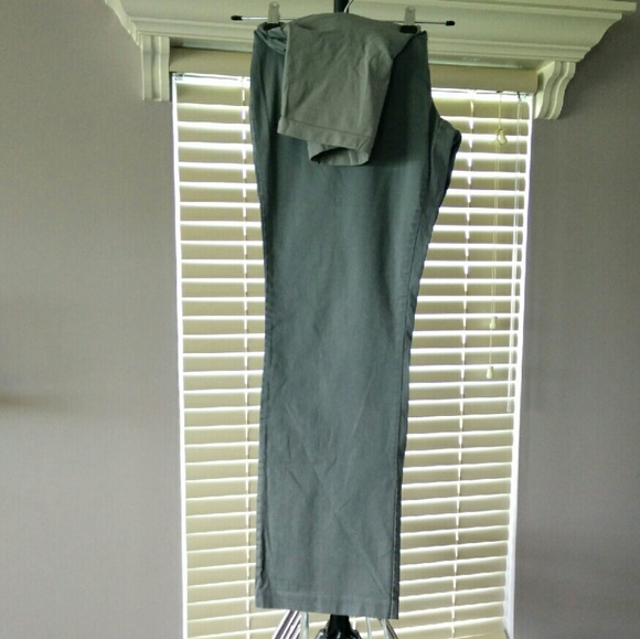 Maternity gray bootcut pants