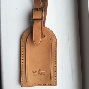 Louis Vuitton Vachetta Luggage Tag