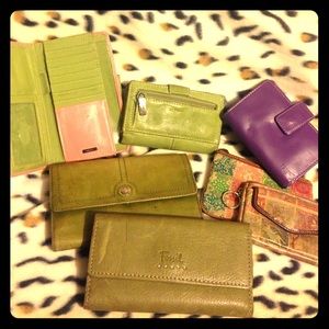 Fossil Wallet lot!