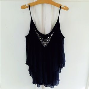 Express Embellished Tank - Size Medium