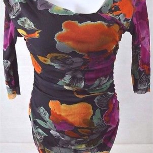 Weston Wear Anthropologie Floral Ruched Top