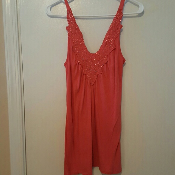 Beautiful tank top with sparkling beads. - Picture 2 of 4