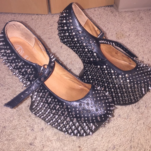 Jeffrey Campbell spiked heels