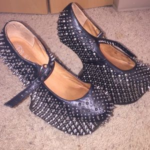 Jeffrey Campbell spiked heels