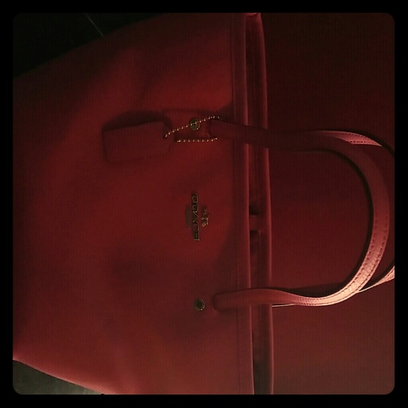 Coach pink small bag
