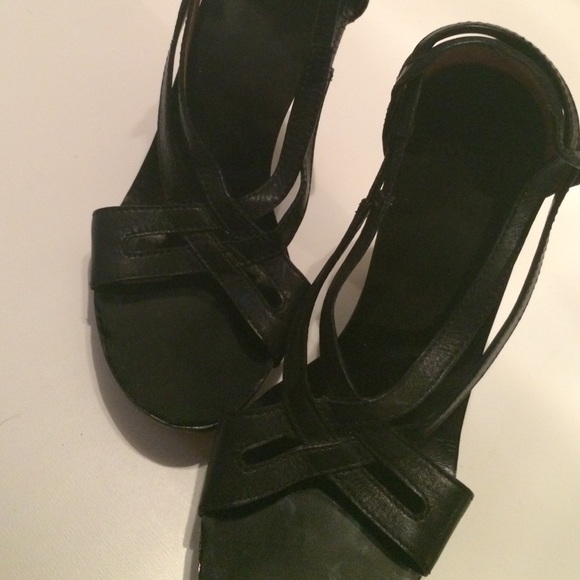 Black platform Givenchy sandals