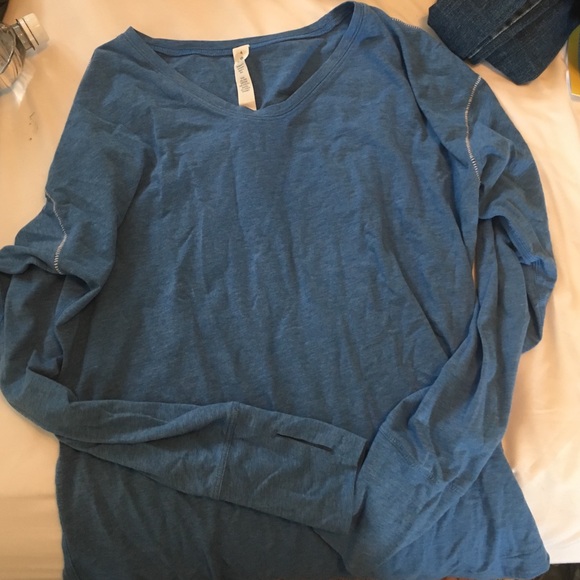 Blue lulu lemon long sleeve