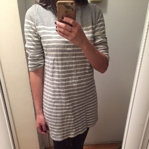 Uniqlo classic cotton boat neck dress