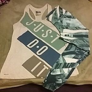 Matching shirt and leggings! #NIKE