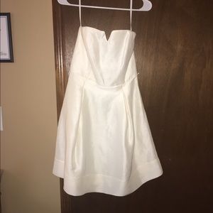 NWT Strapless White Dress