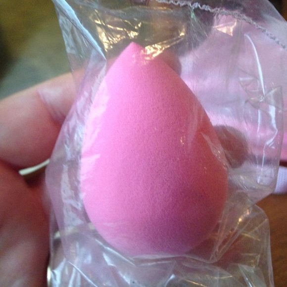 Pink beauty blender