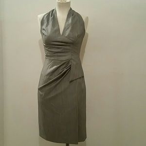 Black Halo Halter Top Dress