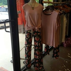 Flower pants and top