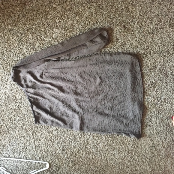 One shoulder/sleeve dress.Size S.