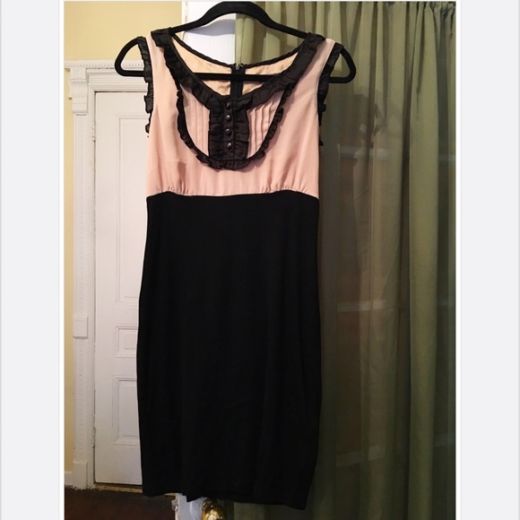 👍sold👍👍French ruffle vintage dress - Picture 3 of 4