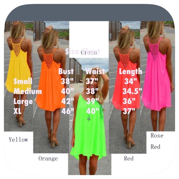 ☀️Summer Clearance☀️ Neon Beach Party Dress - Picture 3 of 4
