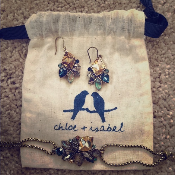 Chloe+Isabel new bracelet and earring set