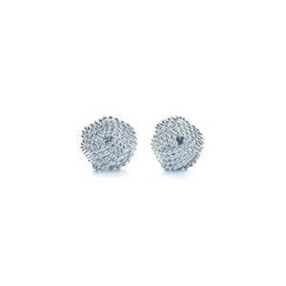 Tiffany & Co. Silver knot earrings
