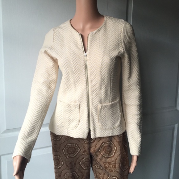 Zipper cardigan sweater. Anthropologie