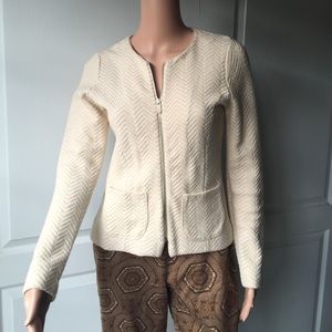 Zipper cardigan sweater. Anthropologie