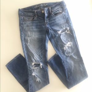 American eagle skinny stretch jeans