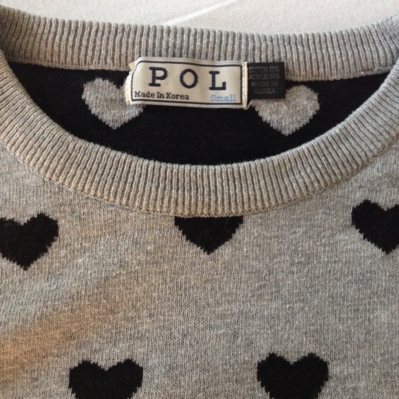 Heart Covered Sweater - Picture 2 of 3