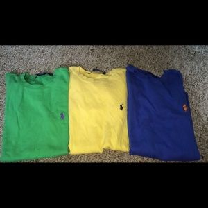 3 polo sport t shirts