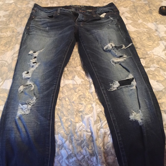 American eagle skinny stretch jeans size 12