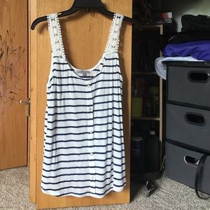 A striped tanktop