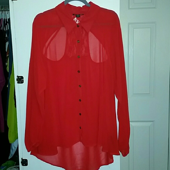 *SALE* Forever 21 Plus Size Sheer Blouse