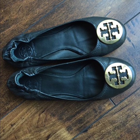 Black Tory Burch Reva Ballet Flats size 7.5