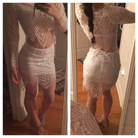 Romantic two piece lace set - Picture 4 of 4