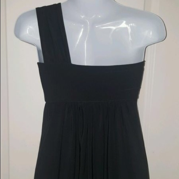 Black one shoulder top - Picture 2 of 4