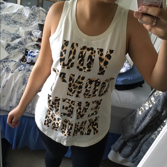 Cheetah tank top