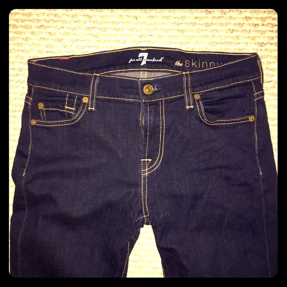 7 for all Mankind "The Skinny" 25 Jeans