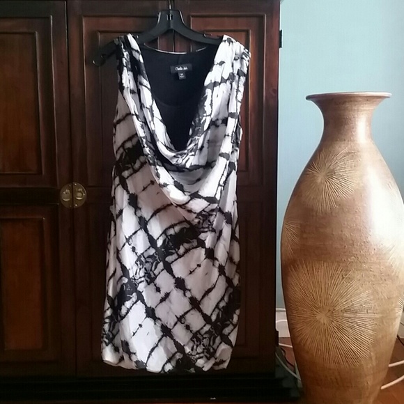 Black and white dress