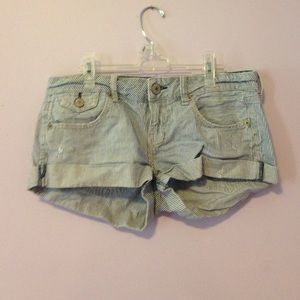 American Eagle faded striped shirts