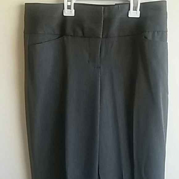 New express editor charcoal gray low rise pants