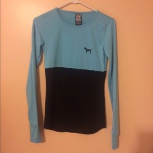 XS PINK colorblock ultimate workout top!