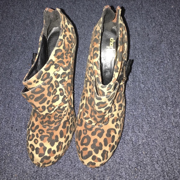 Leopard bootie