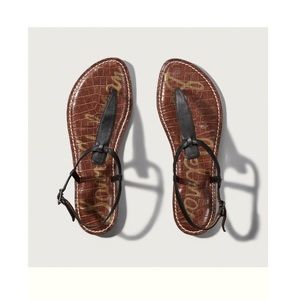 Sam Edelman black Gigi thong sandals