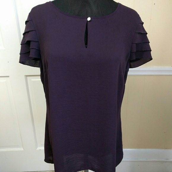 Elegant Plum Blouse